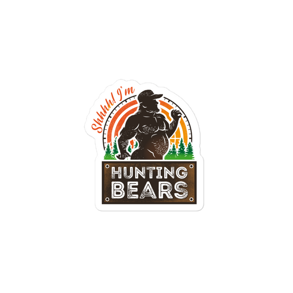 Hunting Bears - Sticker