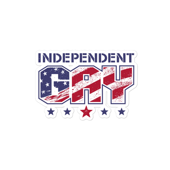 Independent Gay -Sticker