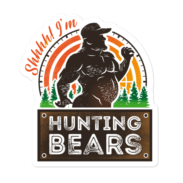 Hunting Bears - Sticker